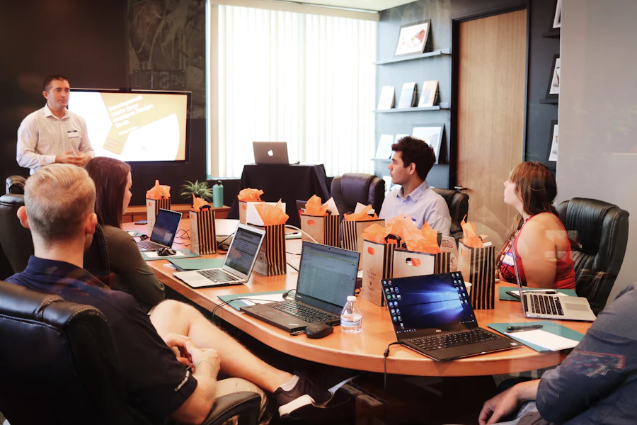 Réunion de stratégie marketing digital — consulting DigiVize Maroc